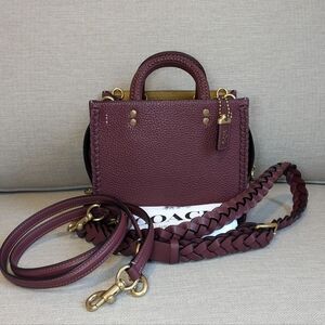 Coach Rogue 20 With Braid- Wine/Brass